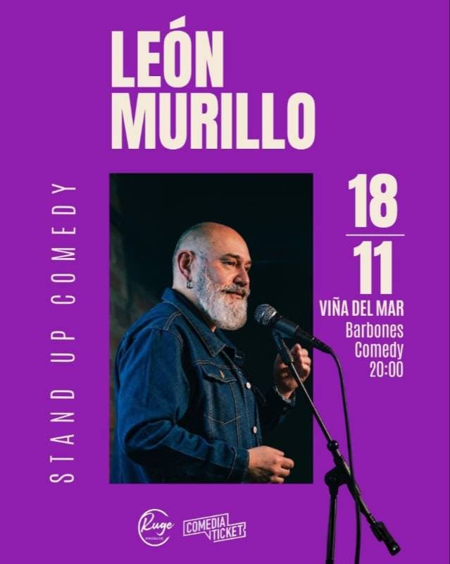 Flyer de León Murillo en Viña
